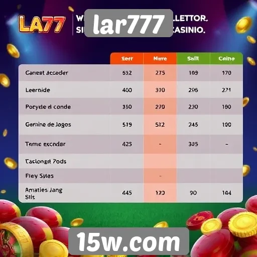 Comparação entre lar777 e outros sites de jogos